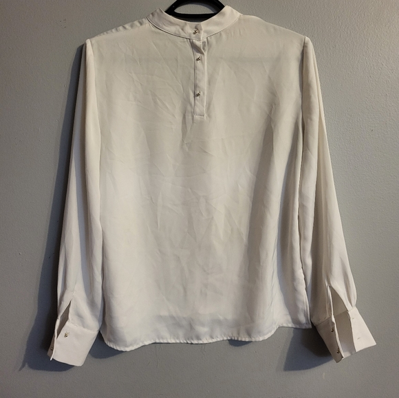 Zara long sleeves white blouse / Blouse blanche Zara manche longue - Picture 2 of 8